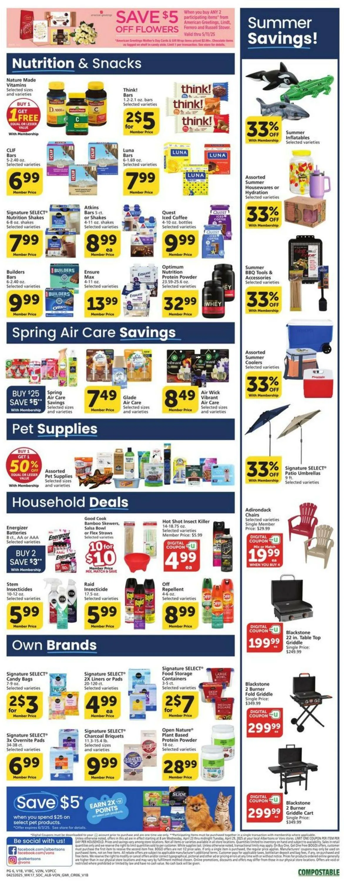 Catálogo de Vons Current weekly ad 23 de abril al 29 de abril 2025 - Página 5