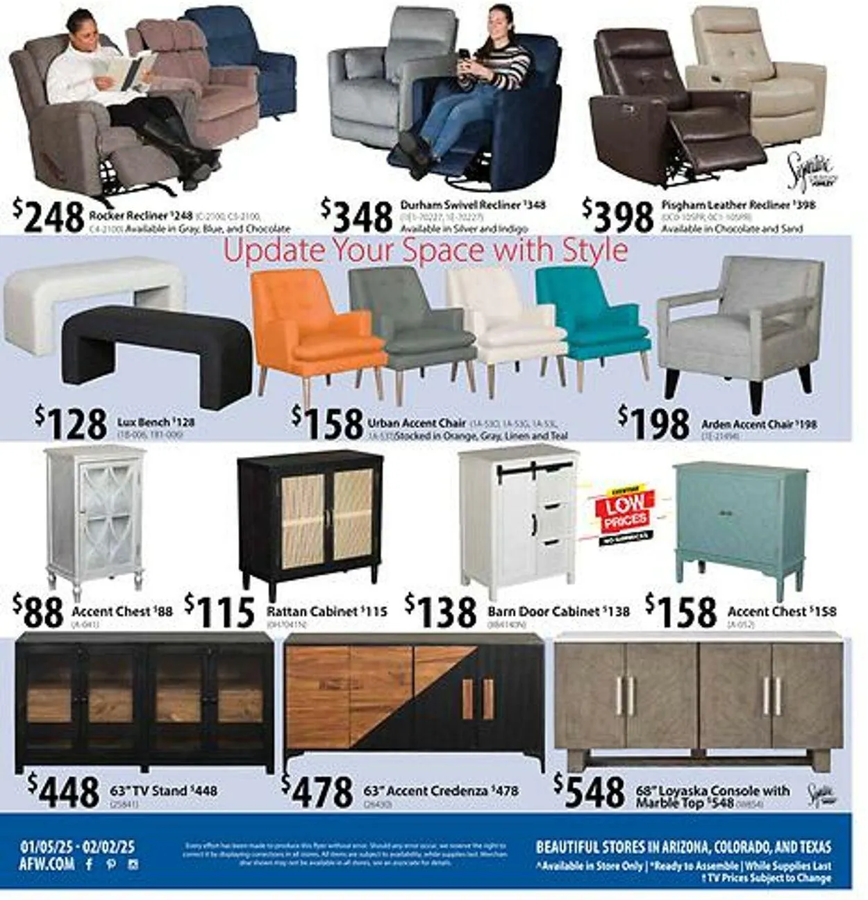 Weekly ad American Furniture Warehouse Current weekly ad from February 2 to February 16 2025 - Page 7