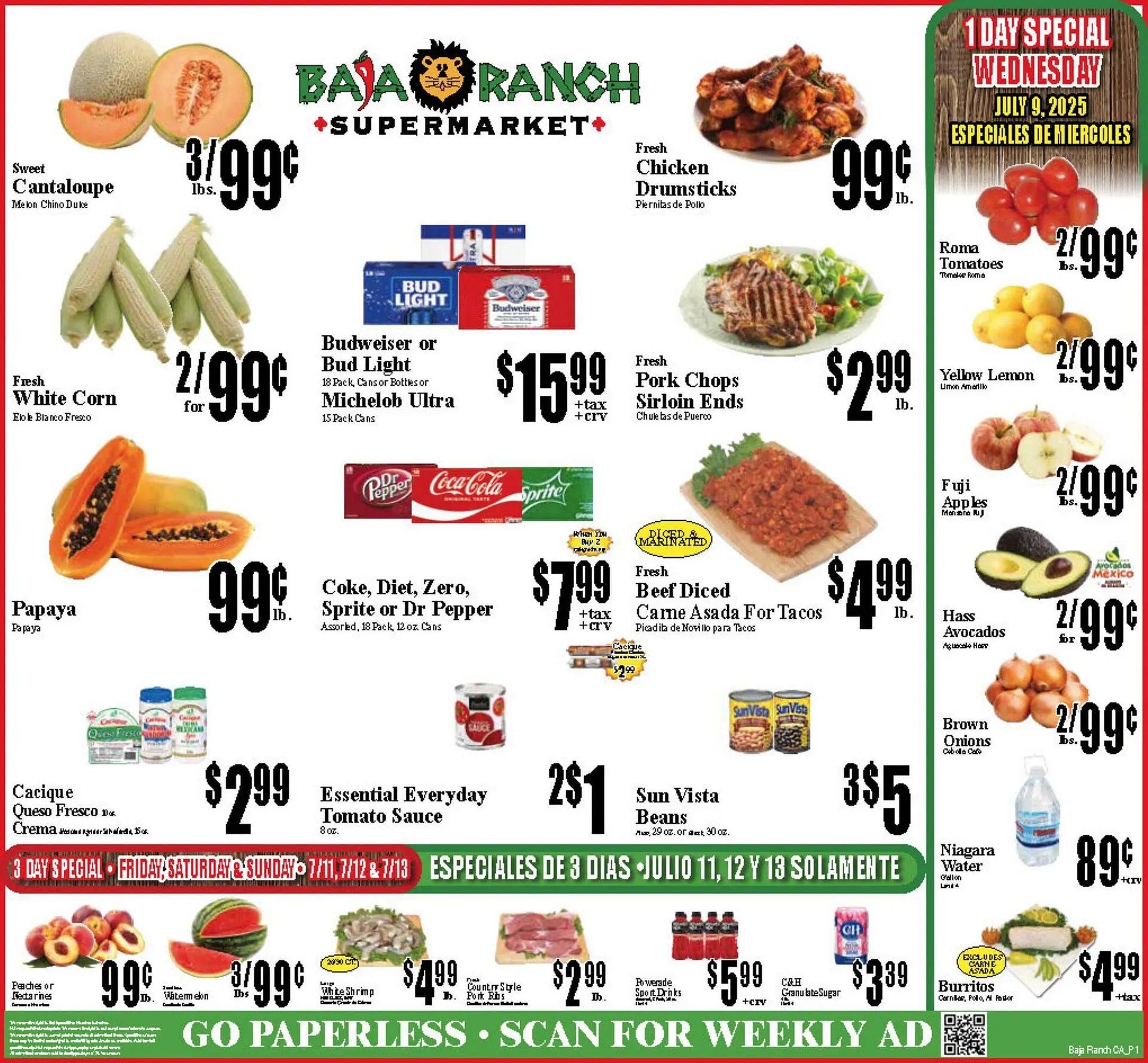 Baja Ranch Weekly Ad - 1