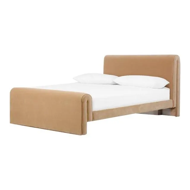 Four Hands Mitchell Queen Bed, Surrey Camel