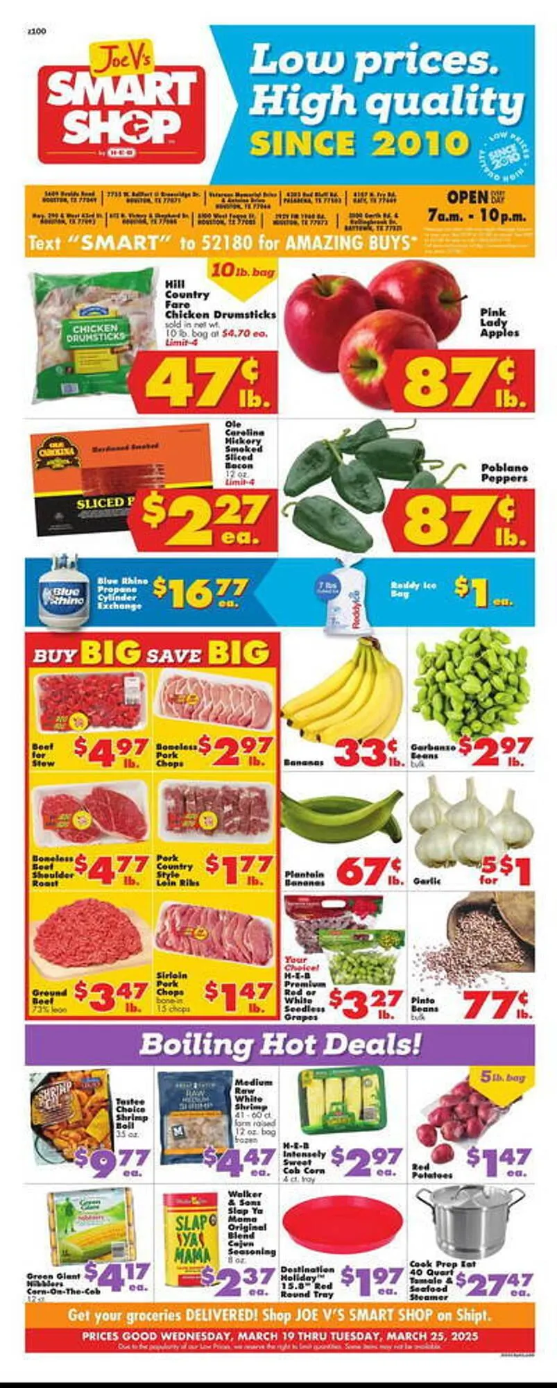 Weekly ad Joe V's Smart Shop Weekly Ad from March 19 to March 25 2025 - Page 1