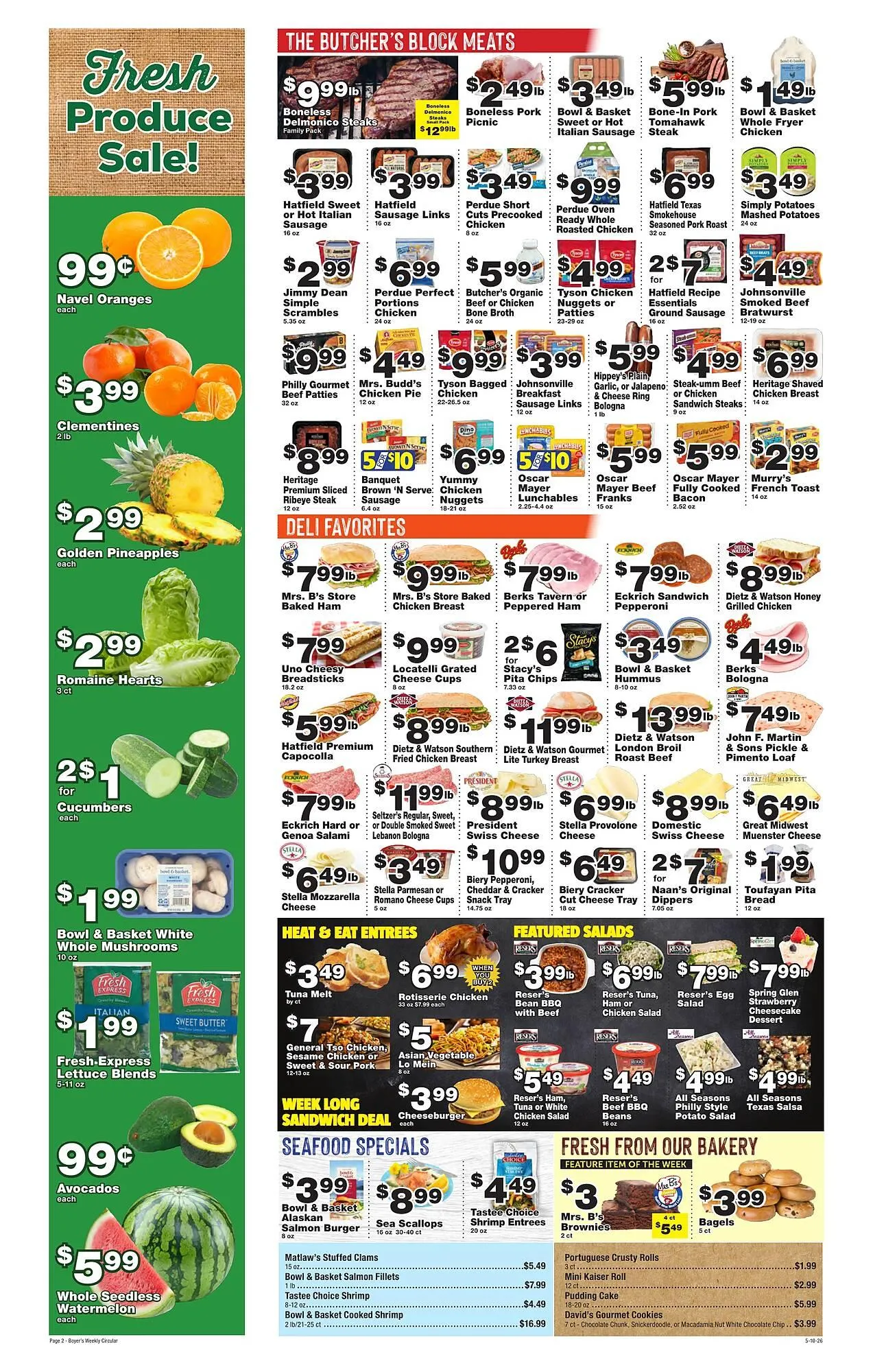 Weekly ad Boyer's Food Markets weekly ad from May 10 to May 16 2026 - Page 2