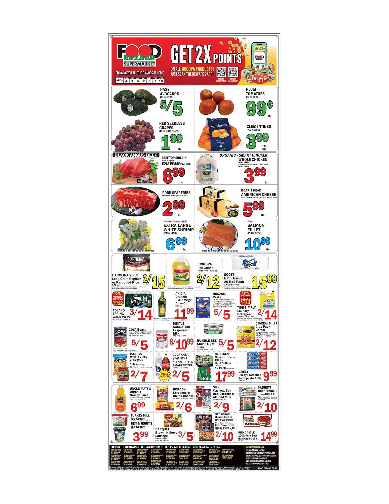 Weekly ad Food Bazaar circular from September 4 to September 10 2025 - Page 1