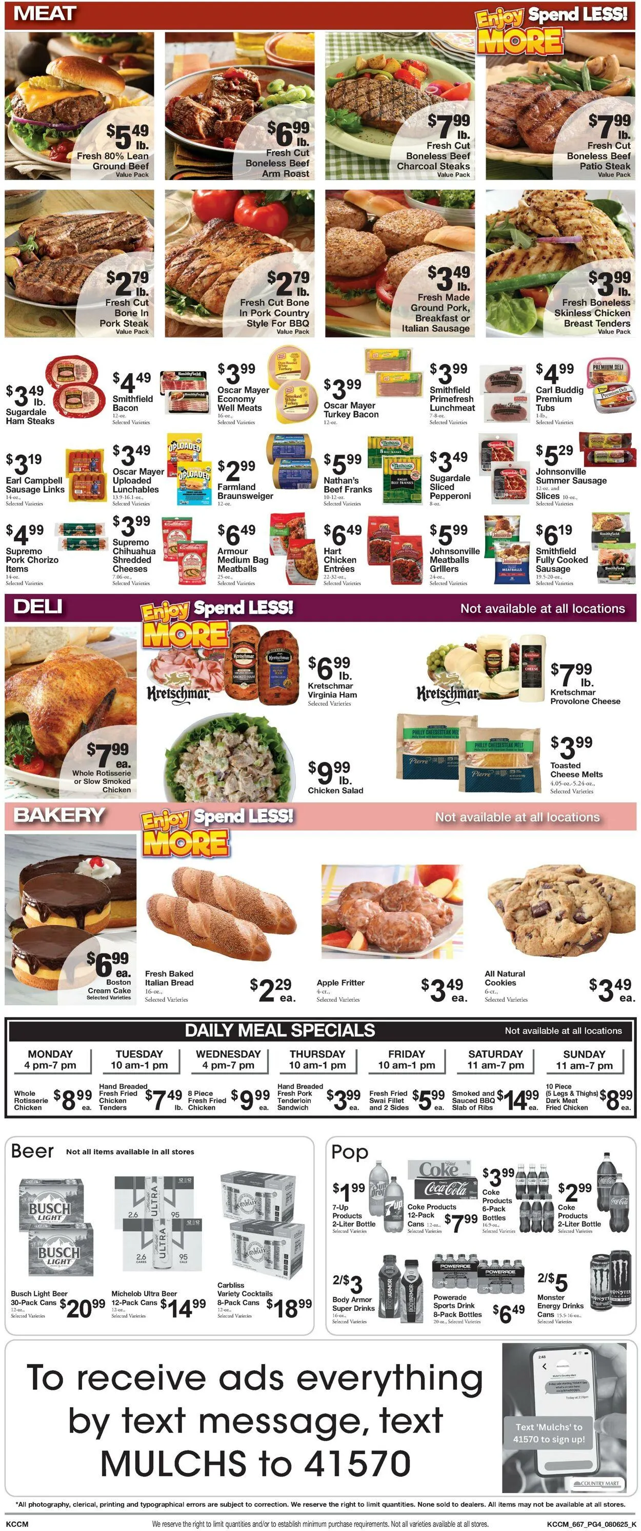 Weekly ad Country Mart from August 5 to August 11 2025 - Page 4