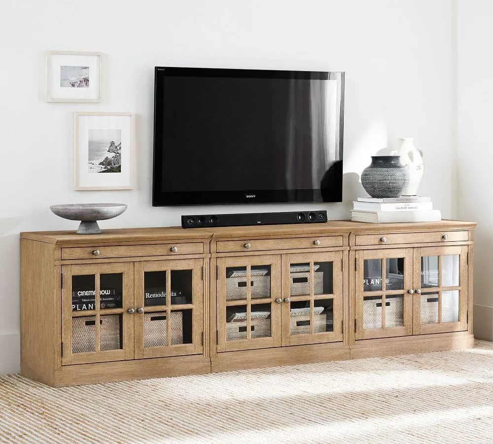 Livingston 3-Door Media Console