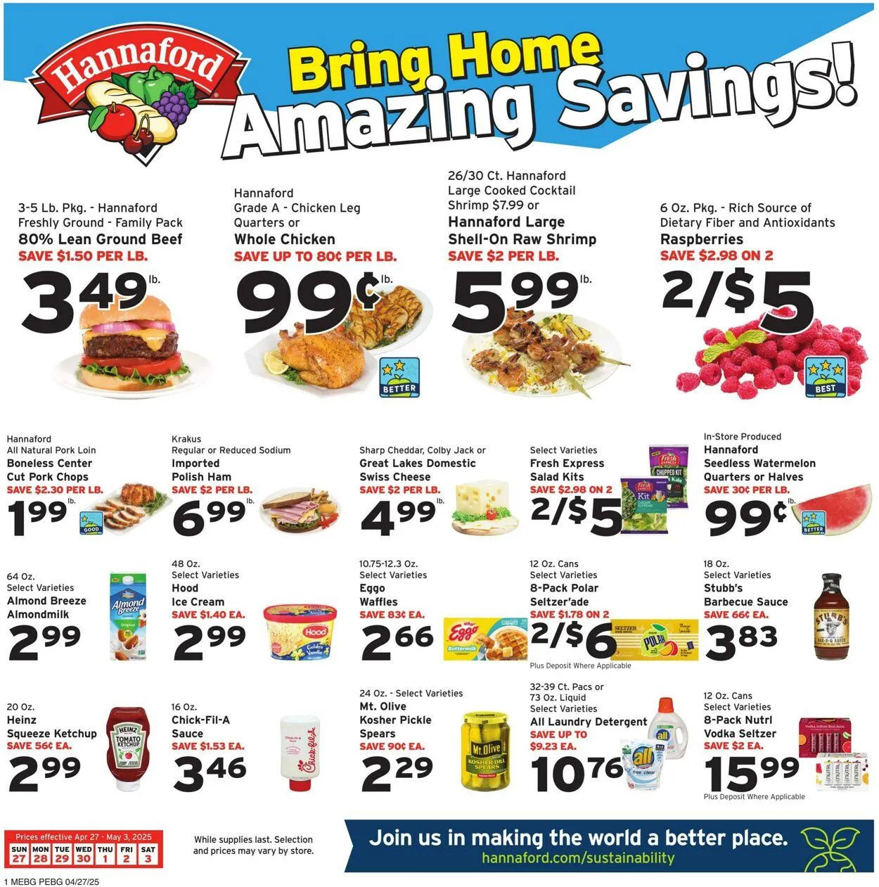 Hannaford Current weekly ad - 1