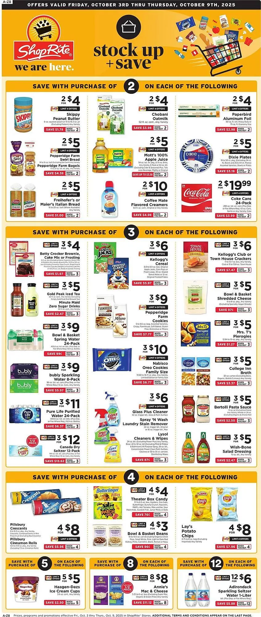 Weekly ad ShopRite flyer from October 2 to October 11 2025 - Page 1