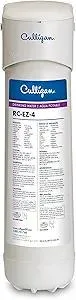 Culligan US 4 EZ-Change Sink Drinking Water Filtration System with Dedicated Faucet and Premium Filter, Single Unit, Chrome