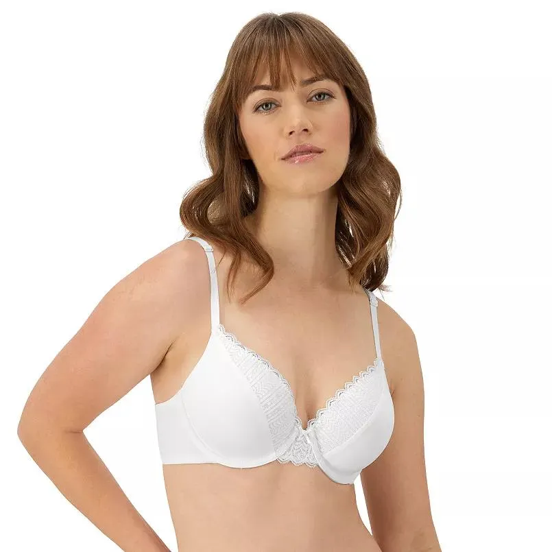 Maidenform Comfort Devotion Full Coverage Lace Trim Bra 9404