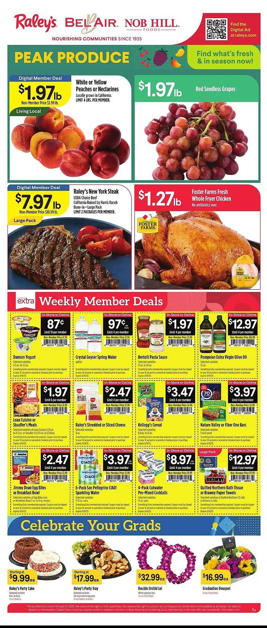 Weekly ad Nob Hill Weekly Ad from June 4 to June 10 2025 - Page 1