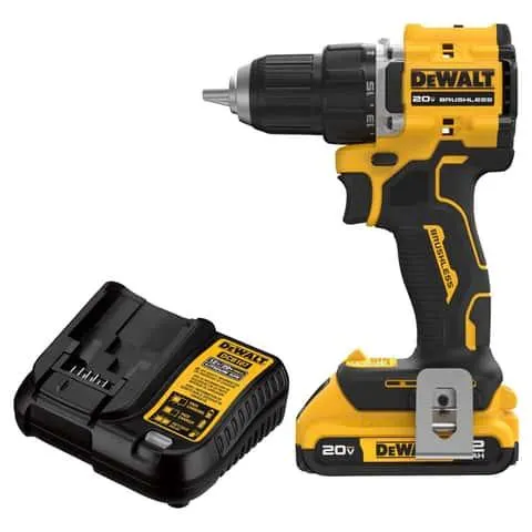 DeWalt 20V MAX ATOMIC 1/2 in. Brushless Cordless Drill/Driver Kit (Battery & Charger)