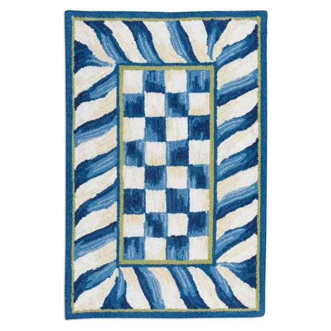 Truly Royal Check 2' x 3' Rug
