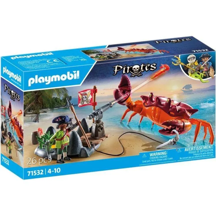 Battle against the Giant Crab Playset