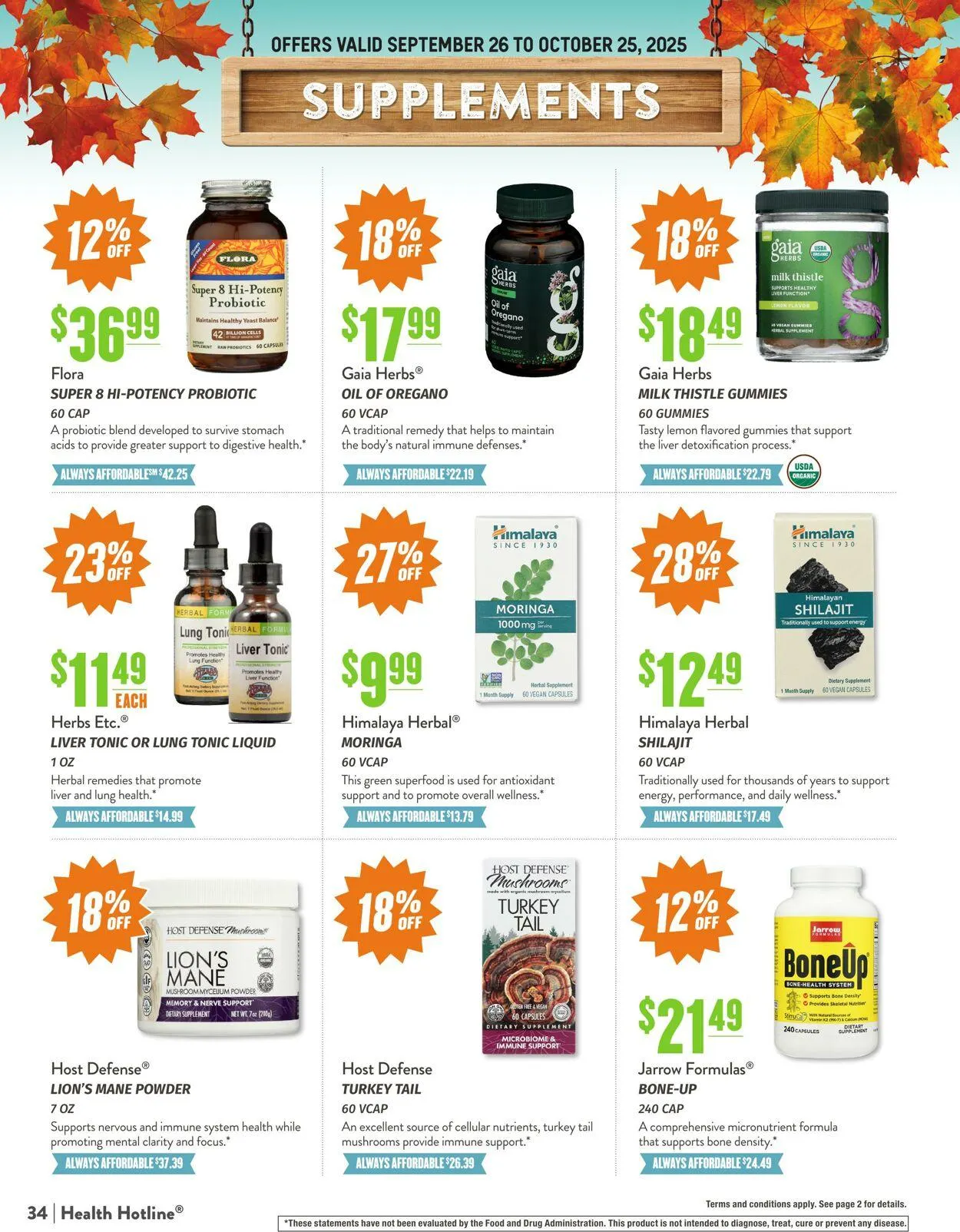 Weekly ad Natural Grocers from September 24 to October 17 2025 - Page 34