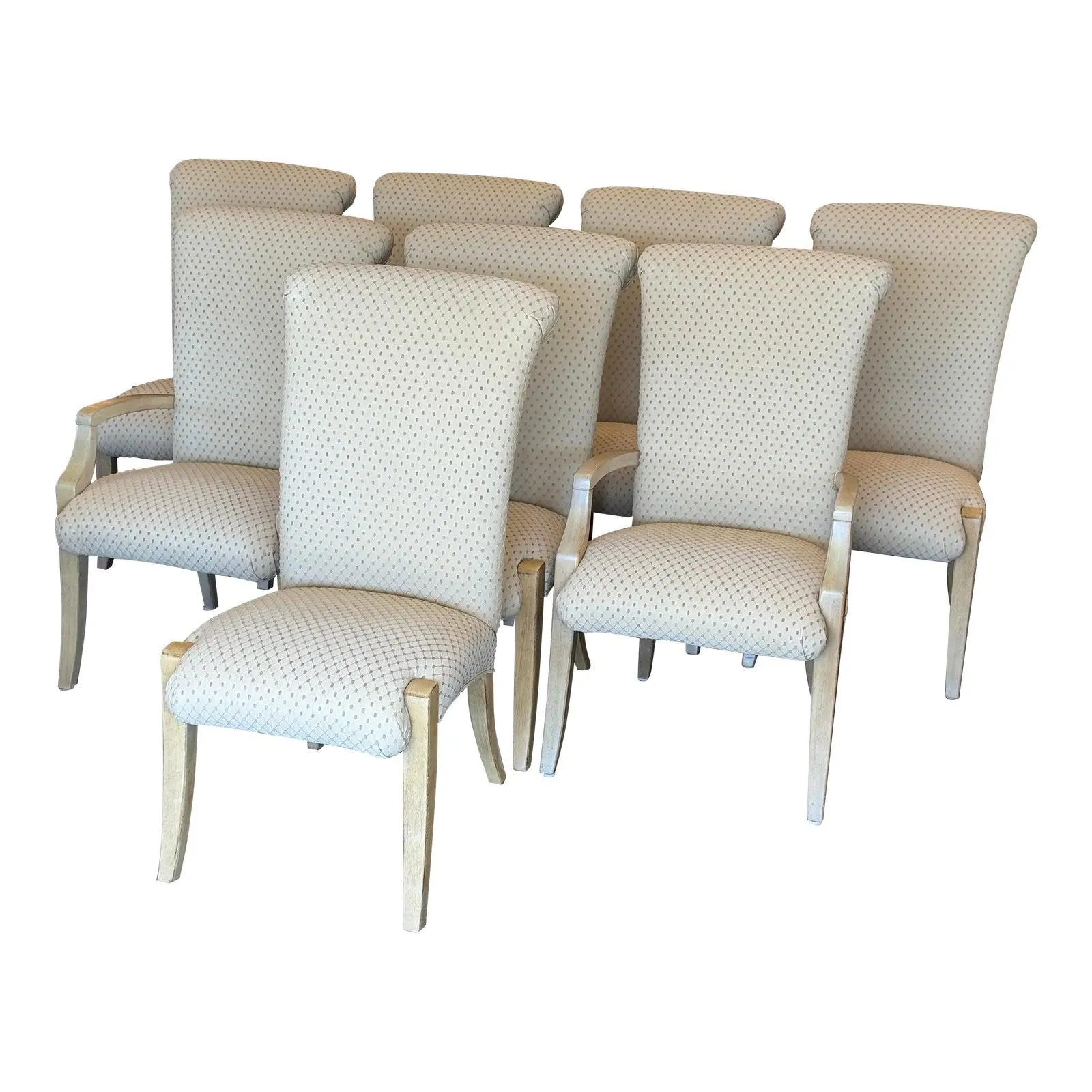 Drexel Heritage Vintage Dining Chairs, Set of 8