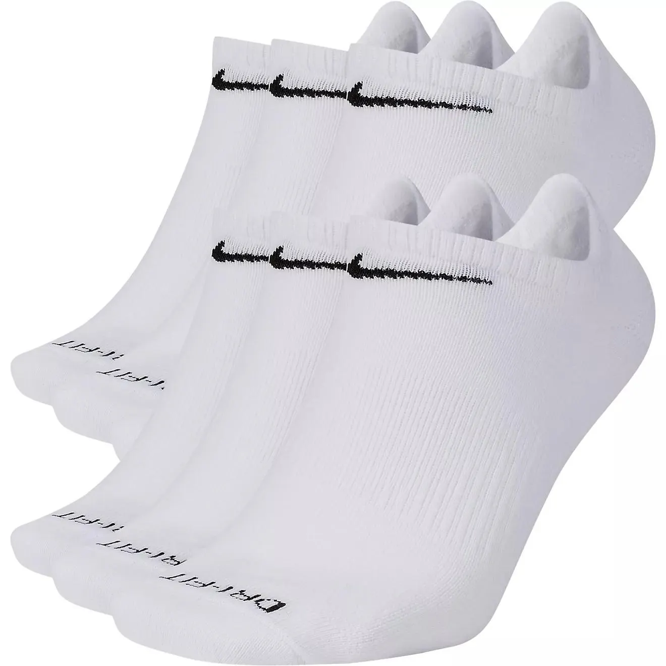 Nike Women's Everyday Plus Lightweight No-Show Socks 6-Pack