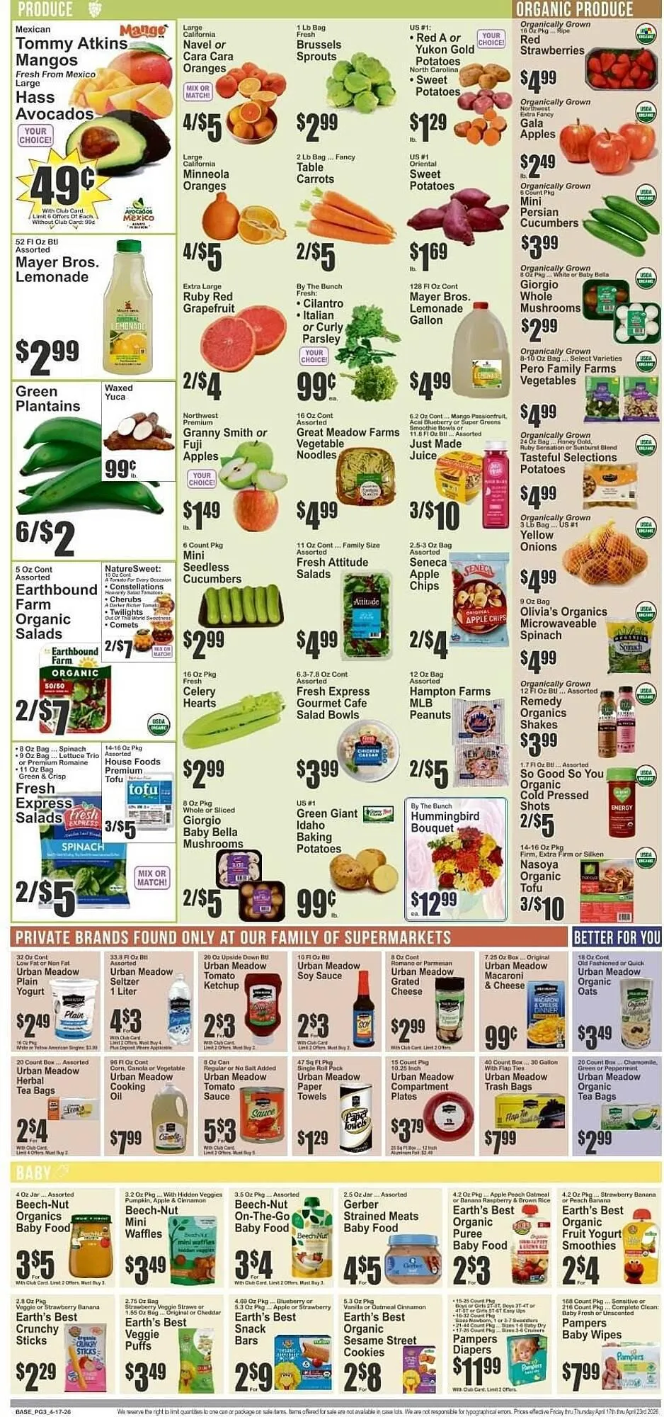 Weekly promotion Key Food circular spanning from April 17 to April 23 2026 - Page 4 for Catalogue 365