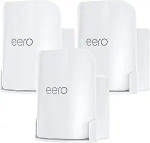 XLTTYWL erro Pro 7 Wall Mount Kit, erro 7 Pro Outlet Mount Bracket Optimize Space&Cable Management Accessories erro Pro 7 Compatible with erros Pro 7 Tri-Band Mesh Wi-Fi 7 Router (White, 3 Pack)