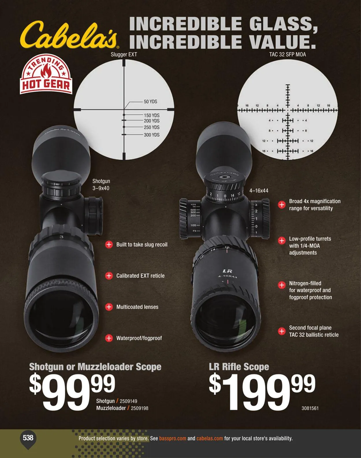 Weekly ad Bass Pro Current weekly ad from September 4 to September 18 2024 - Page 538