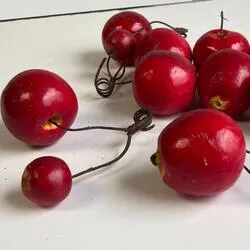 Grungy Red Artificial Apples (Pack of 20 pieces)