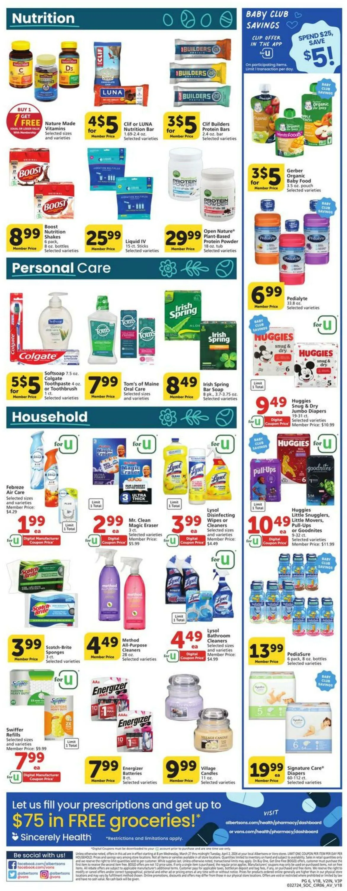Weekly ad Vons Current weekly ad from March 27 to April 2 2024 - Page 5