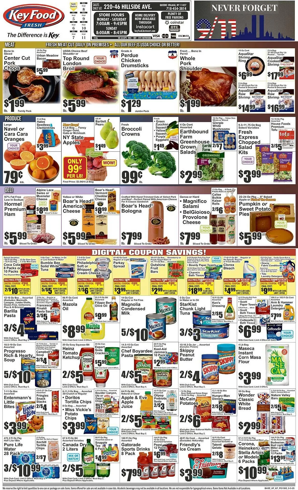 Weekly ad Key Food circular from September 5 to September 11 2025 - Page 1
