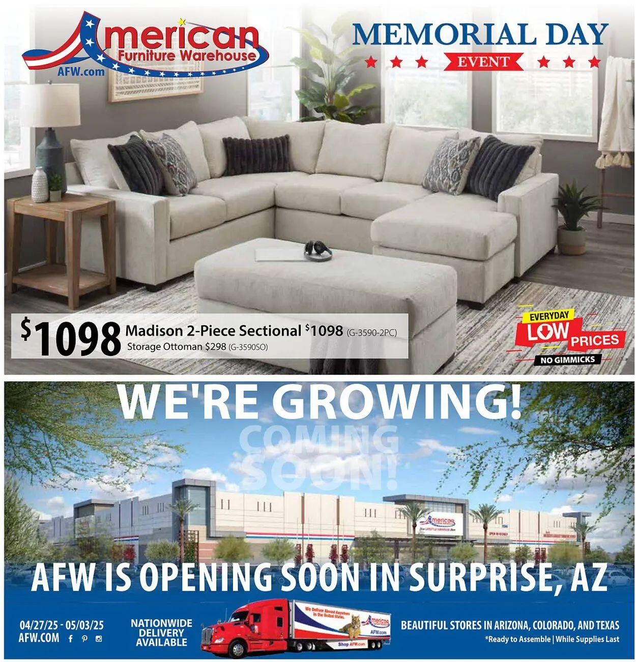 Weekly ad American Furniture Warehouse Current weekly ad from October 12 to October 26 2025 - Page 2