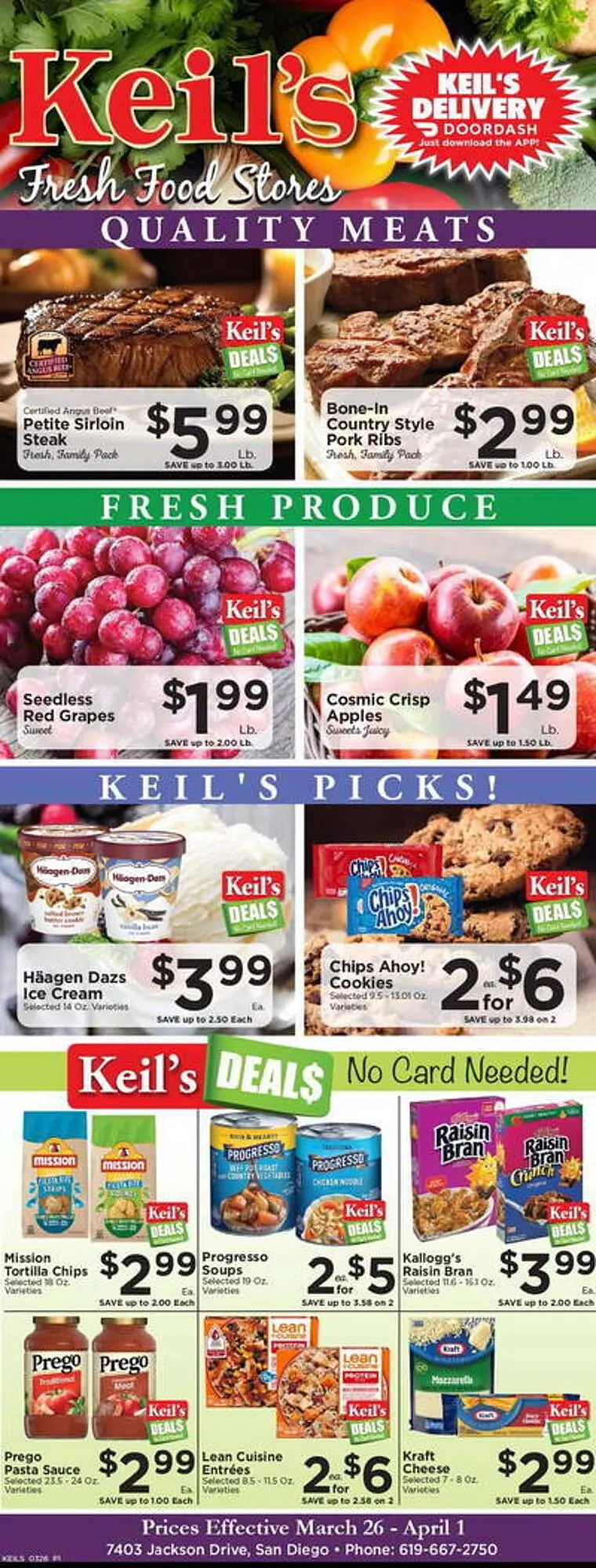 Keils Fresh Food Stores Weekly Ad - 1