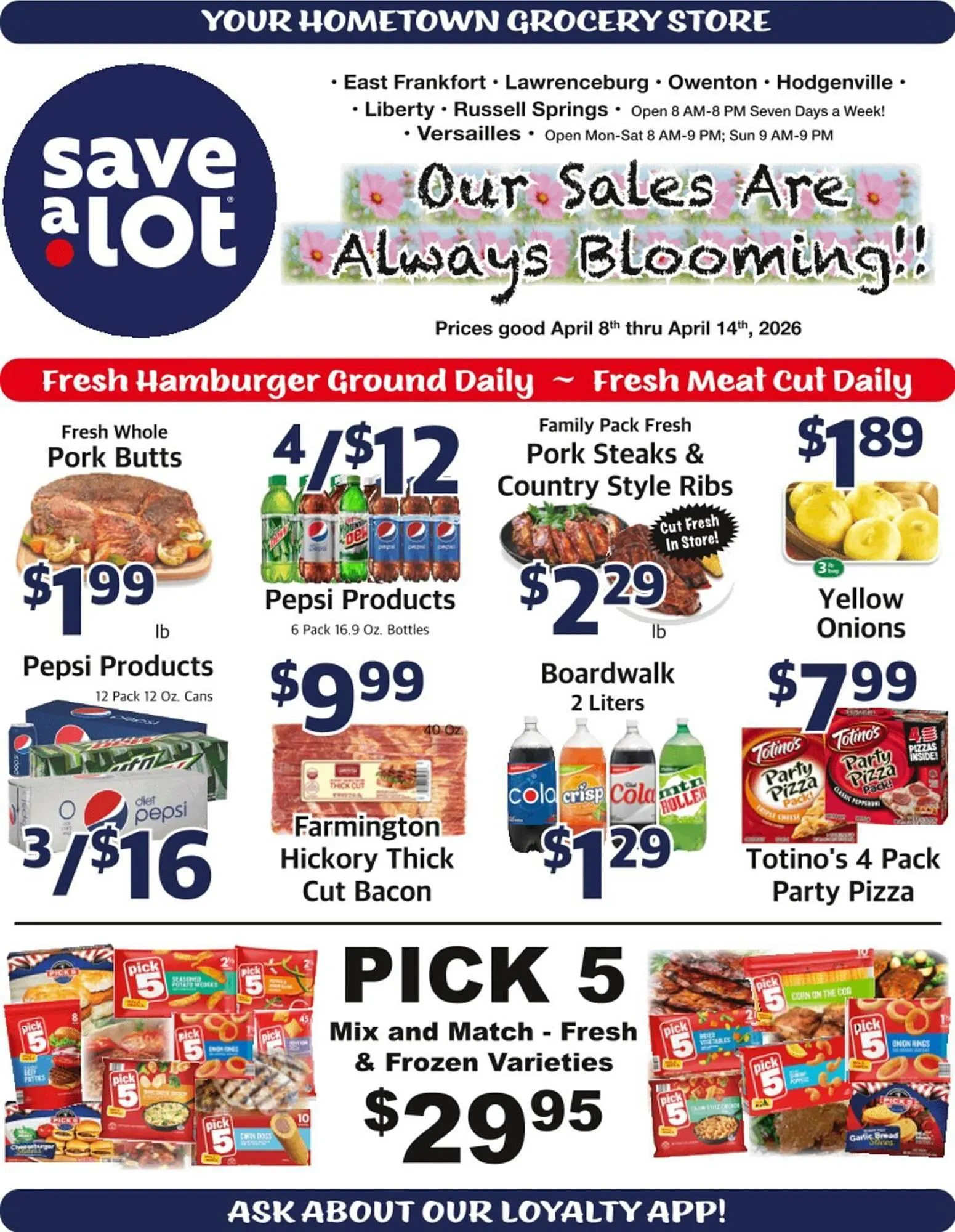 Weekly ad Save a Lot weekly ad from April 8 to April 14 2026 - Page 1