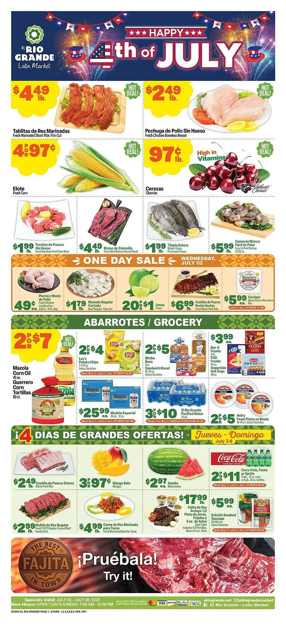 El Rio Grande Weekly Ad - 1