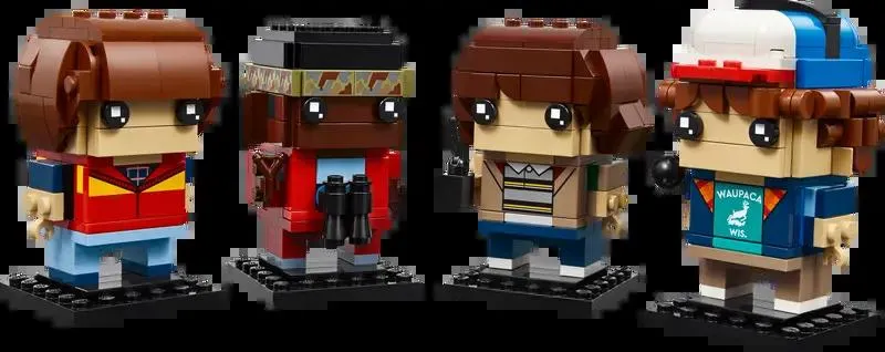 Mike, Dustin, Lucas and Will Figures