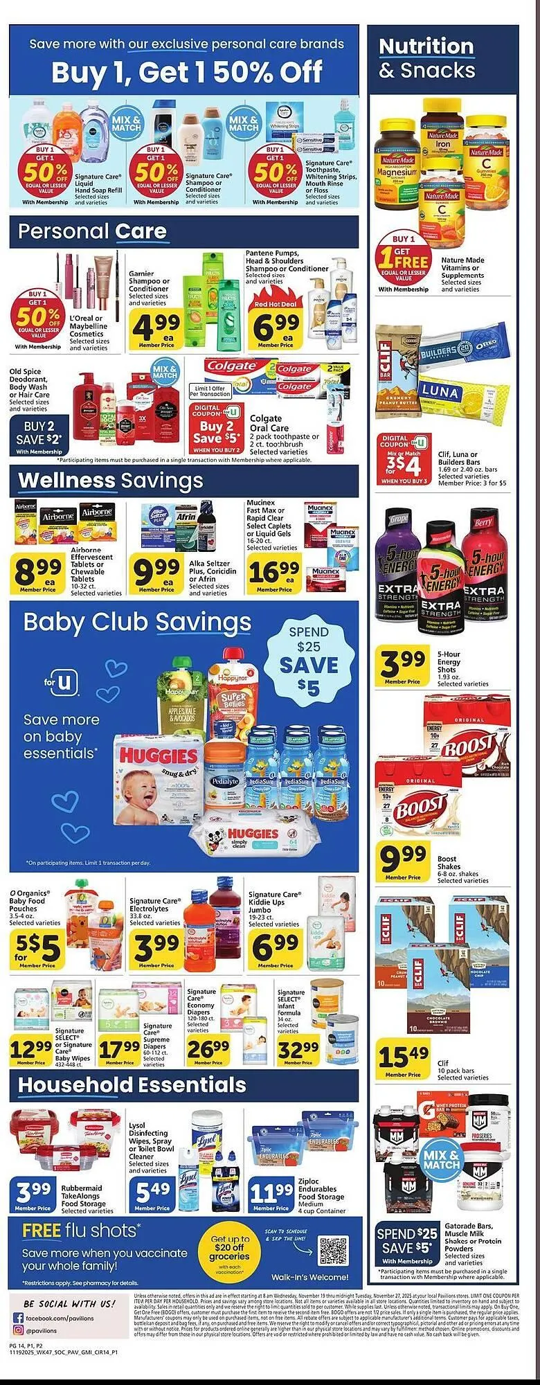 Weekly ad Pavilions weekly ad from November 19 to November 27 2025 - Page 13