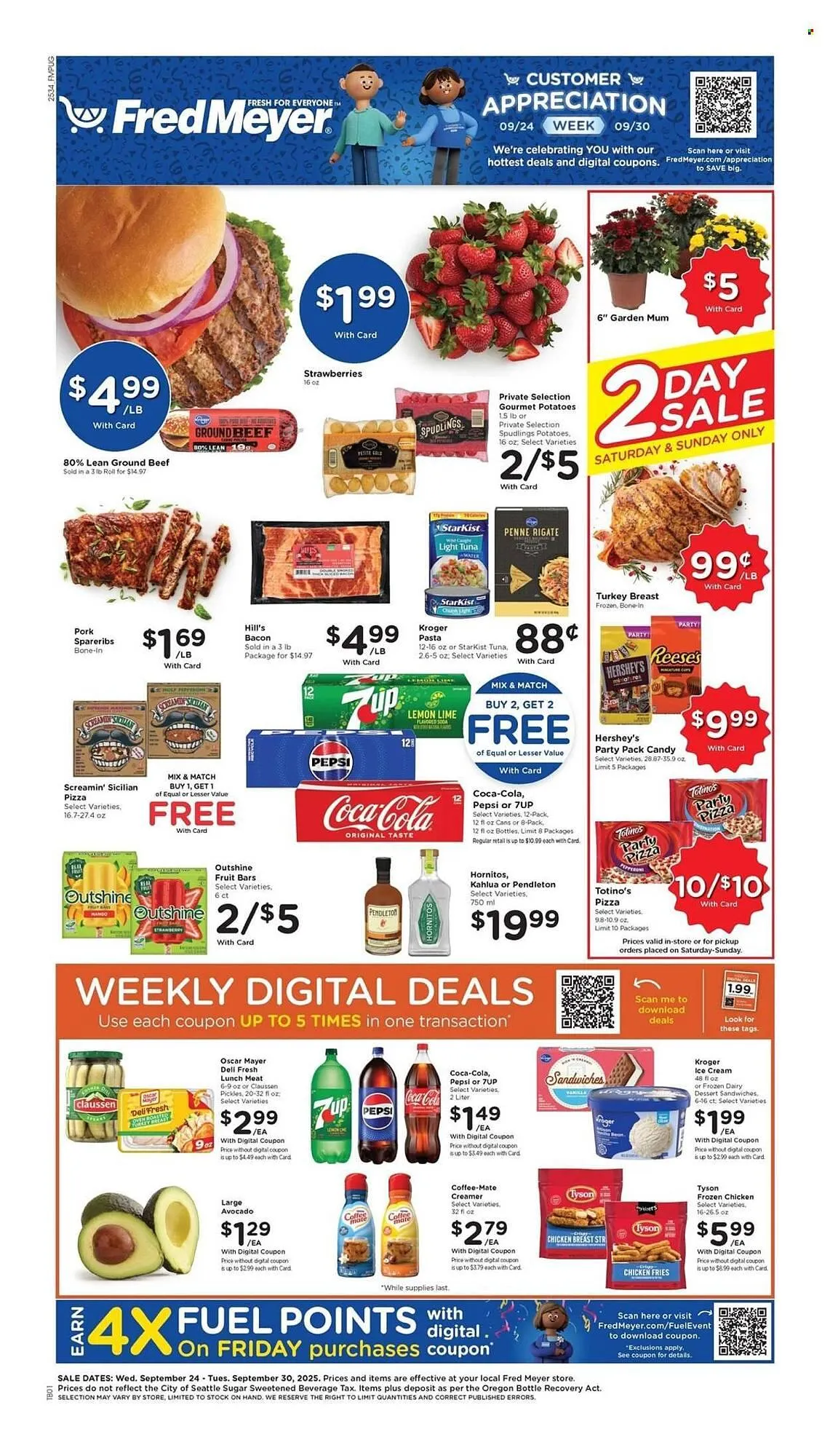 Weekly ad Fred Meyer weekly ad from September 24 to September 30 2025 - Page 1