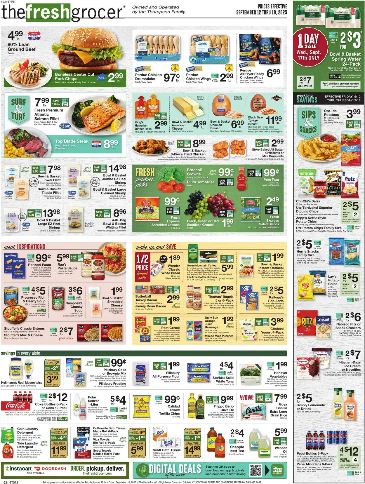 Weekly ad Gerrity's Supermarkets Current weekly ad from September 11 to September 18 2025 - Page 1