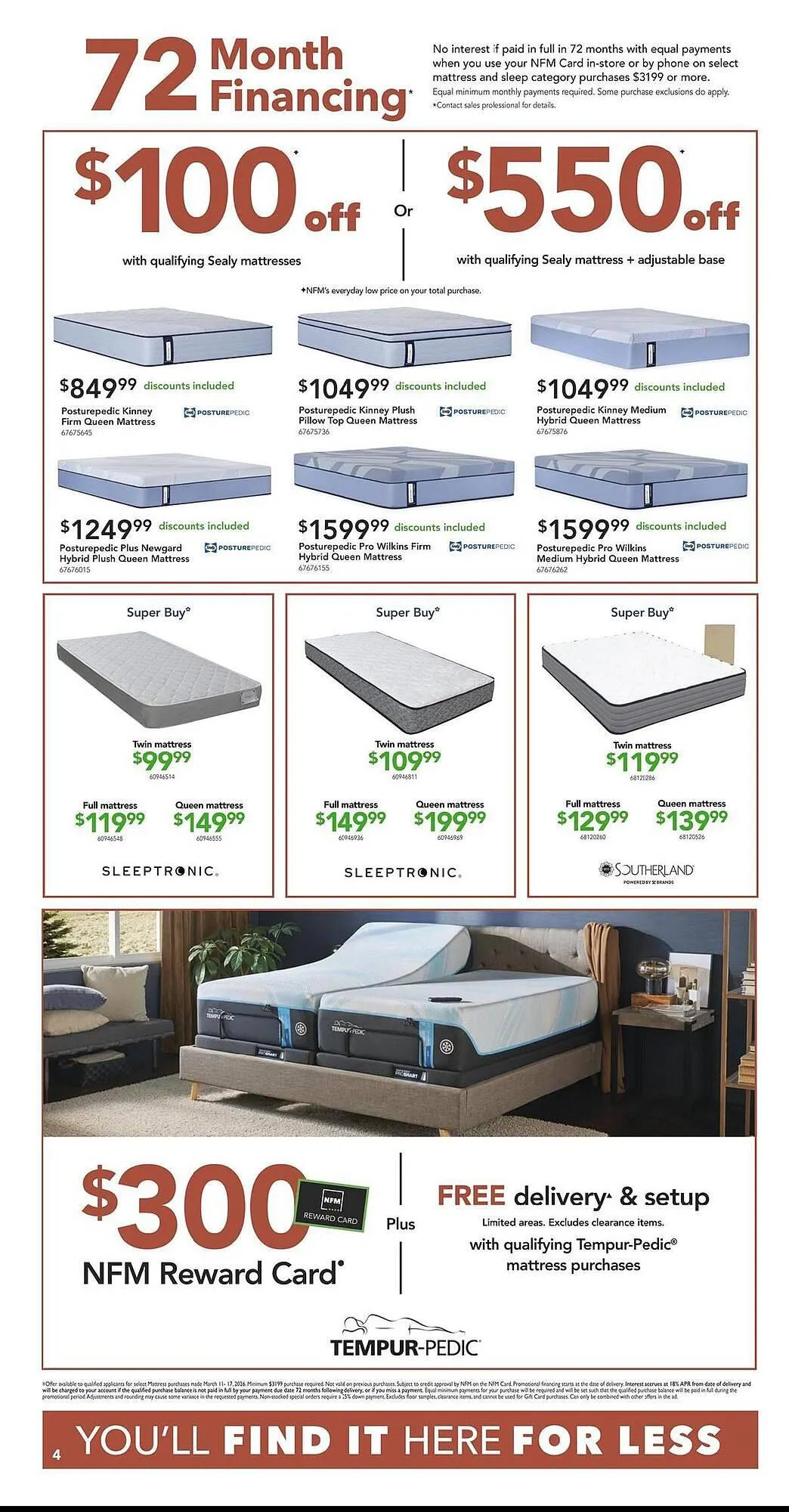 Weekly ad Nebraska Furniture Mart weekly ad from March 11 to March 17 2026 - Page 4