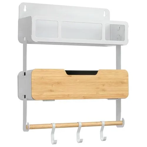 Hanging / Magnetic Rack System Door + Brackets - White