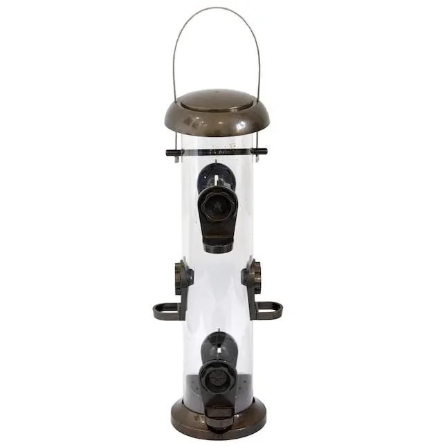 Style Selections Plastic Hanging Tube Bird feeder - 4-lbs