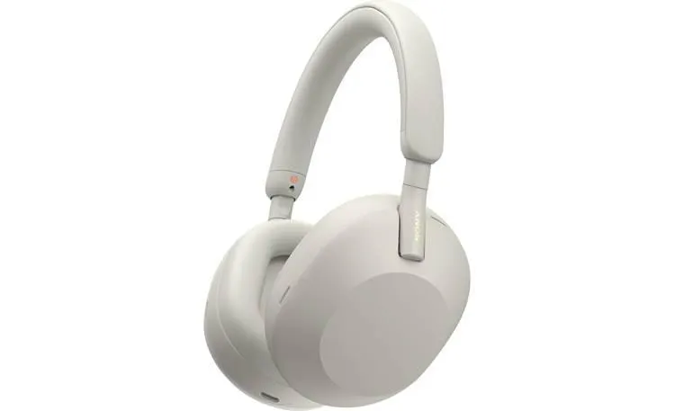 Sony WH-1000XM5 Over-ear Bluetooth® wireless noise-canceling headphones (Silver)