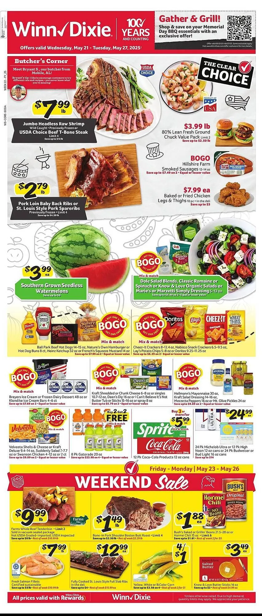 Weekly ad Winn Dixie Weekly Ad from May 21 to May 27 2025 - Page 1