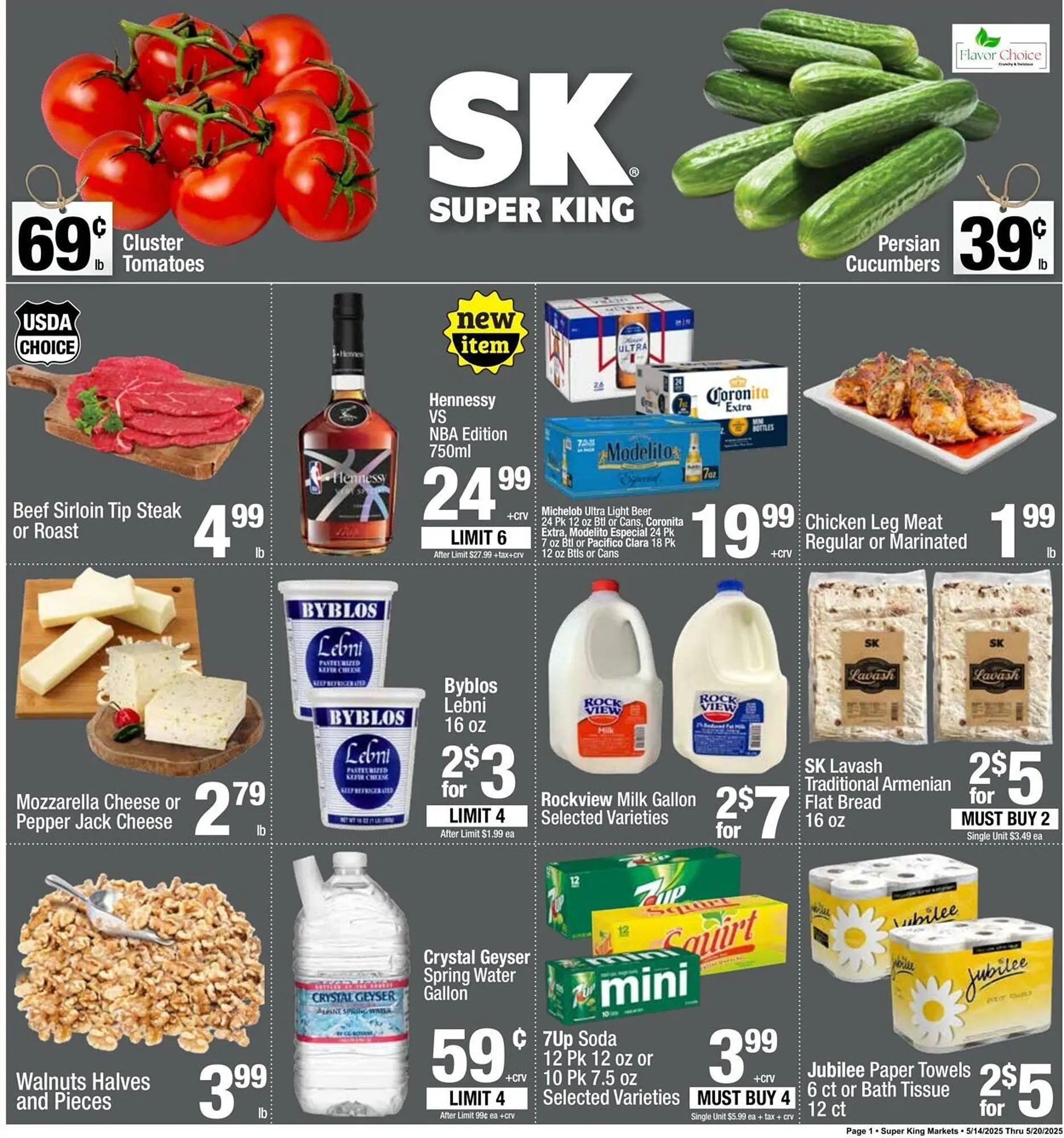 Weekly ad Super King Markets Weekly Ad from June 5 to June 19 2025 - Page 1