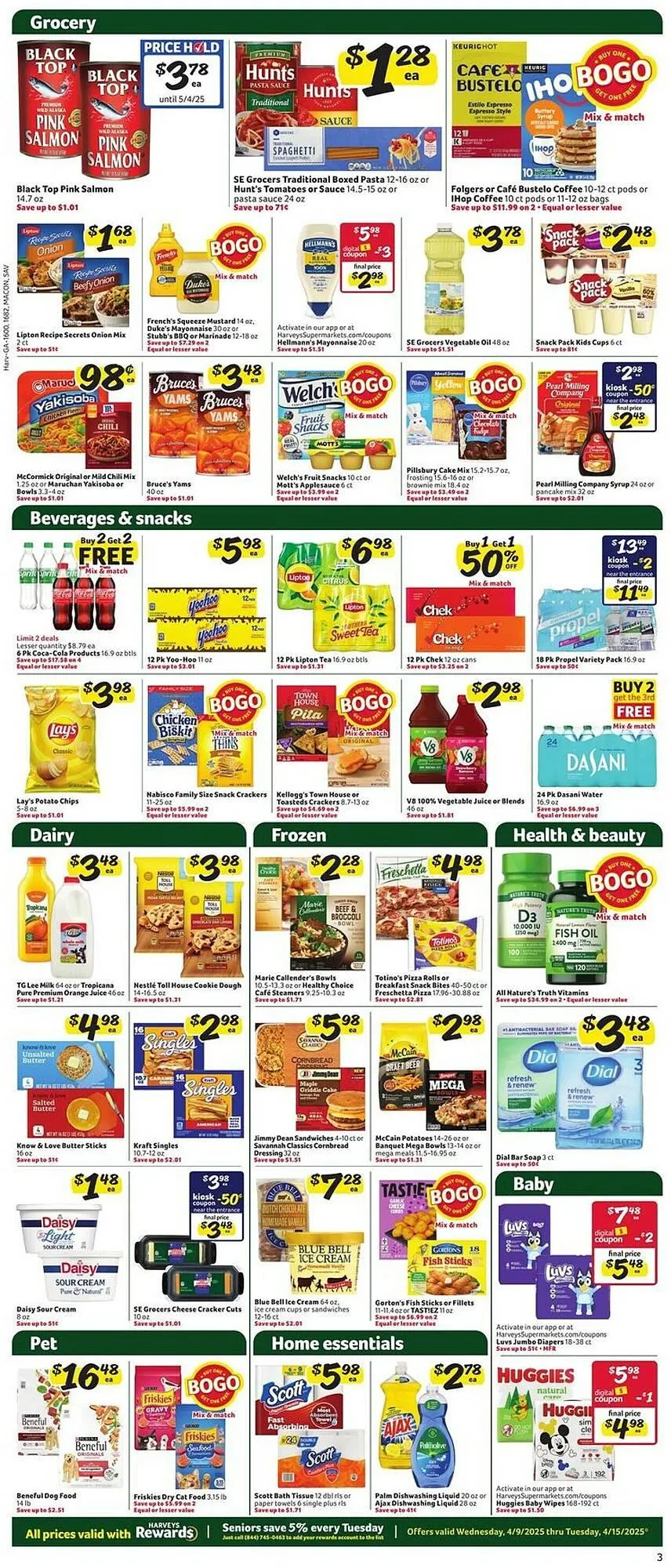 Weekly ad Harveys Supermarkets Weekly Ad from April 9 to April 15 2025 - Page 5