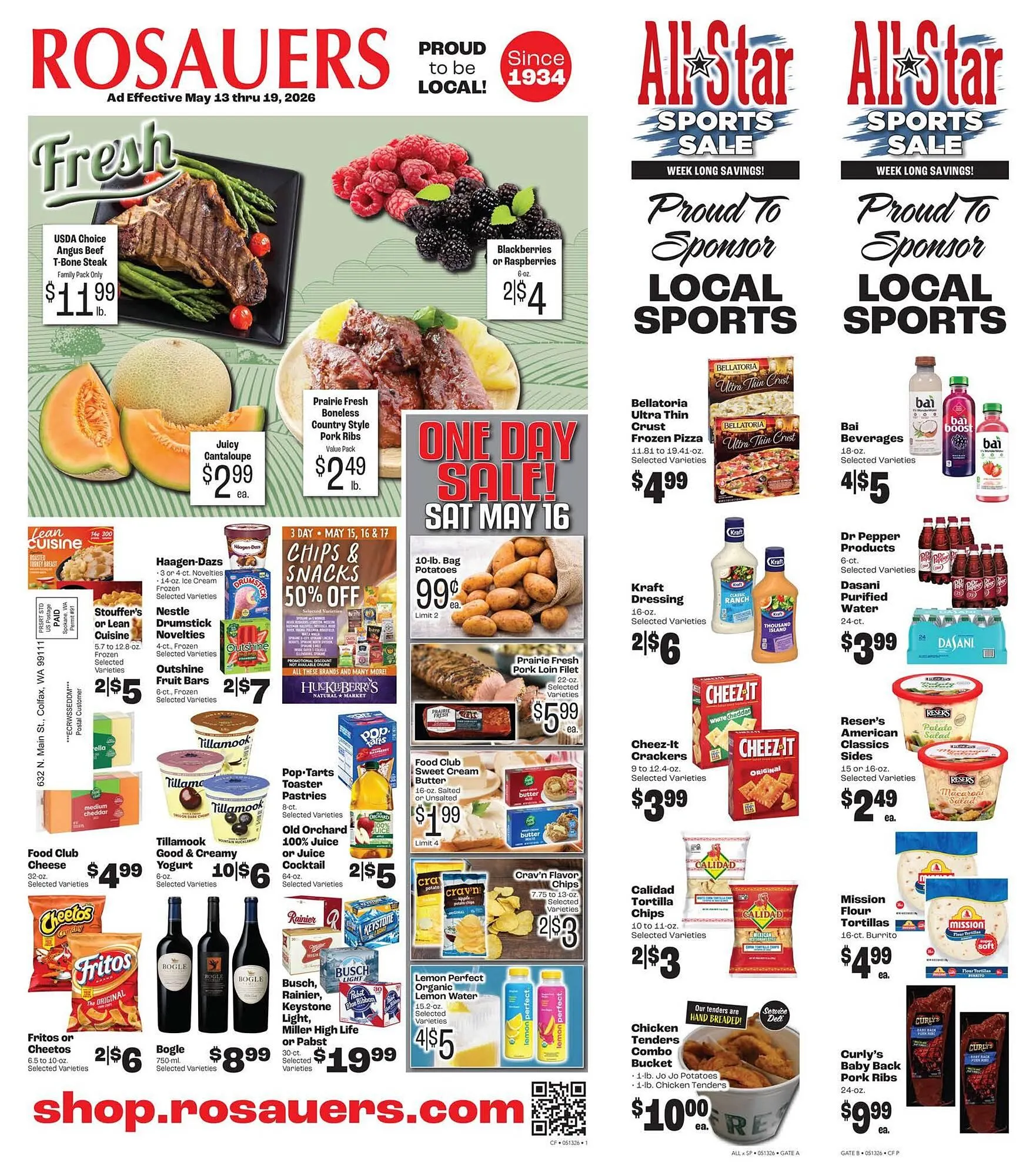 Weekly ad Rosauers weekly ad from May 13 to May 19 2026 - Page 1