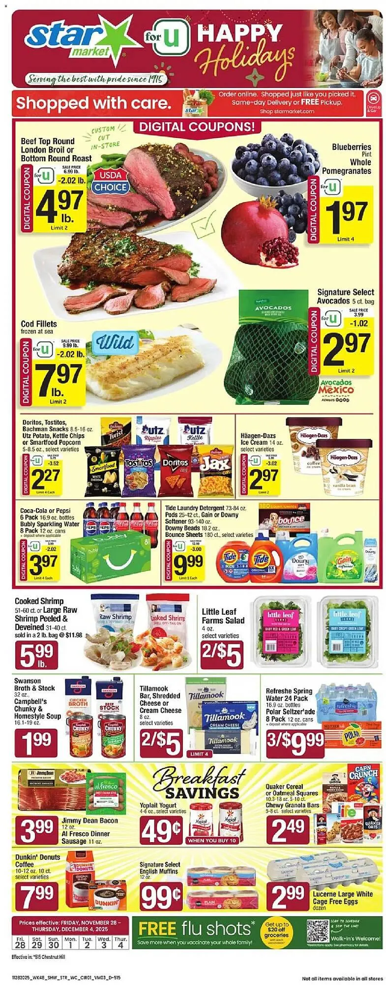 Weekly ad Star Market weekly ad from November 28 to December 5 2025 - Page 1