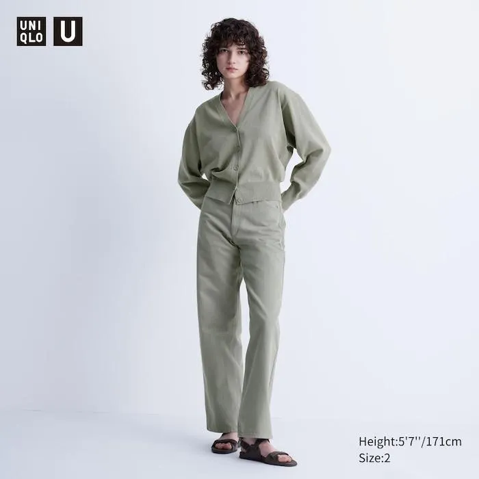 High Waisted Straight Color Jeans