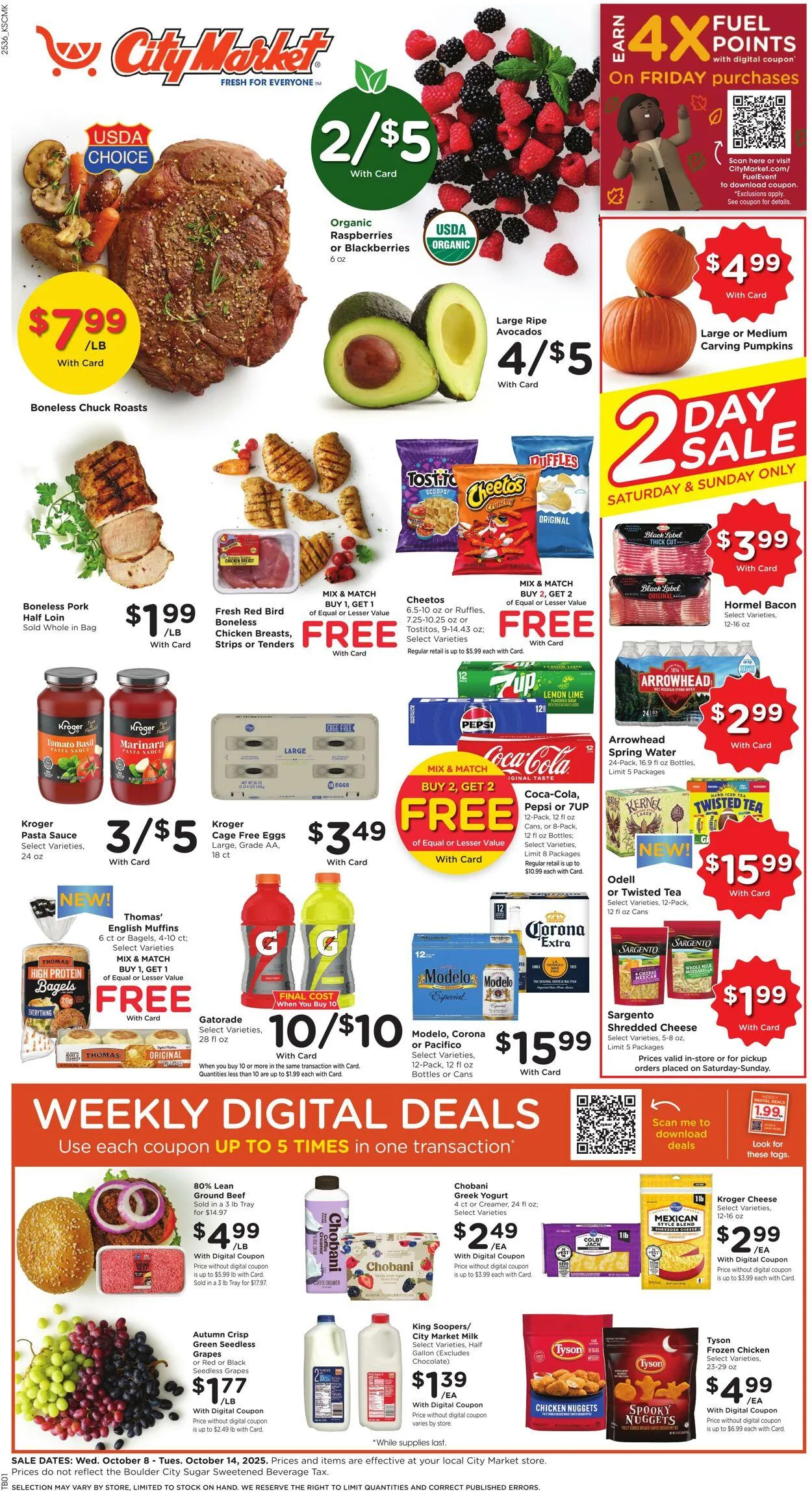 Weekly ad City Market from October 8 to October 14 2025 - Page 1