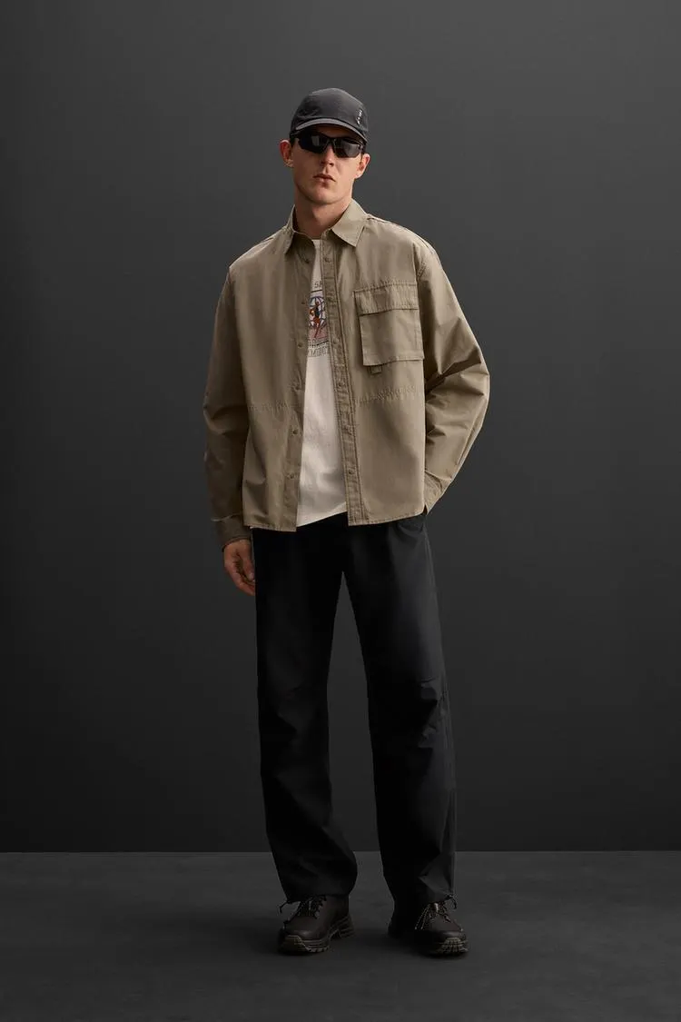 TECHNICAL OVERSHIRT WITH POCKET