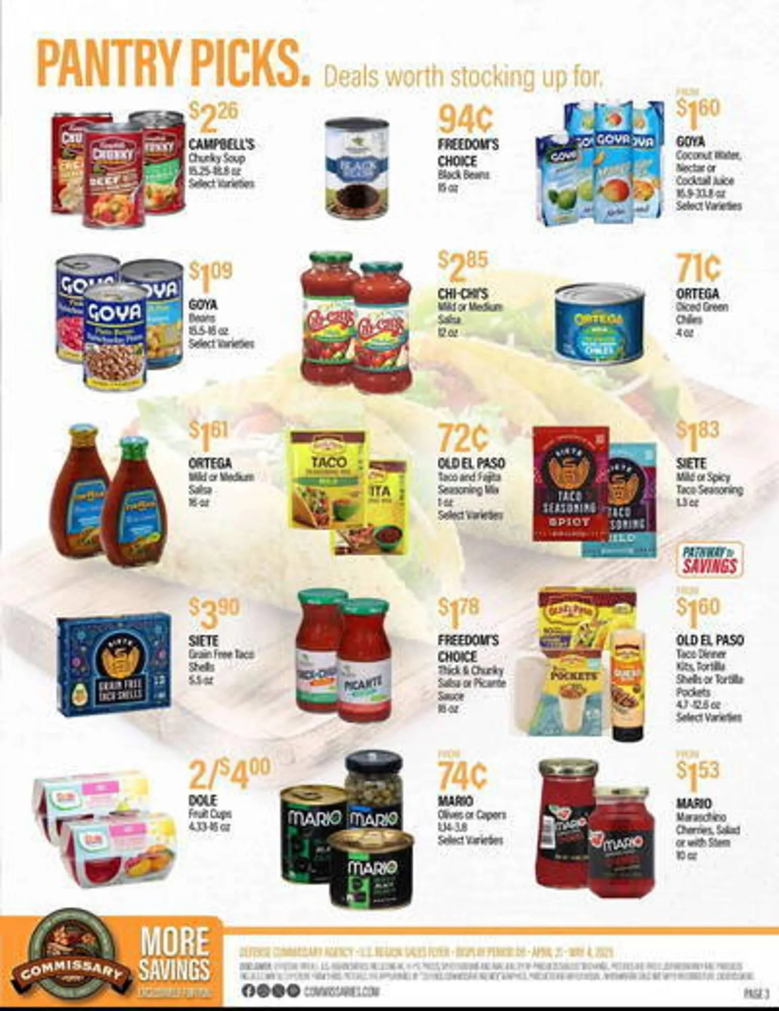 Weekly ad Commissary Weekly Ad from April 21 to May 4 2025 - Page 3