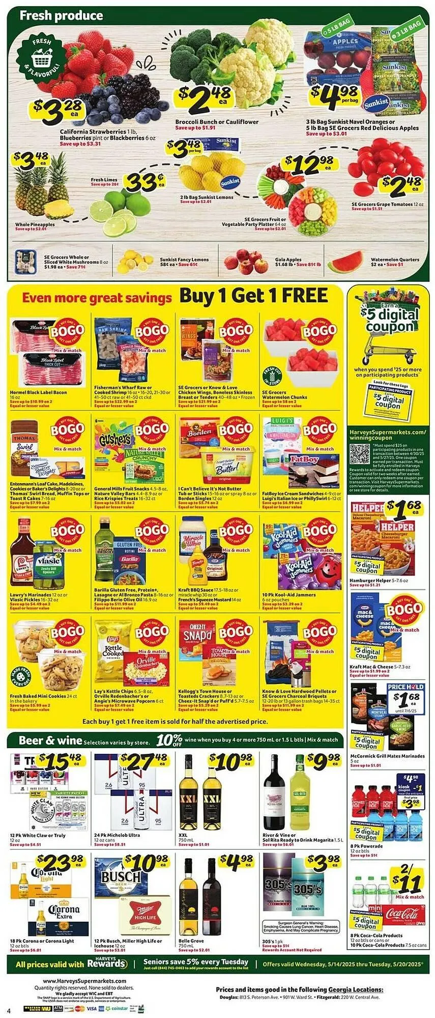 Weekly ad Harveys Supermarkets Weekly Ad from May 14 to May 20 2025 - Page 12