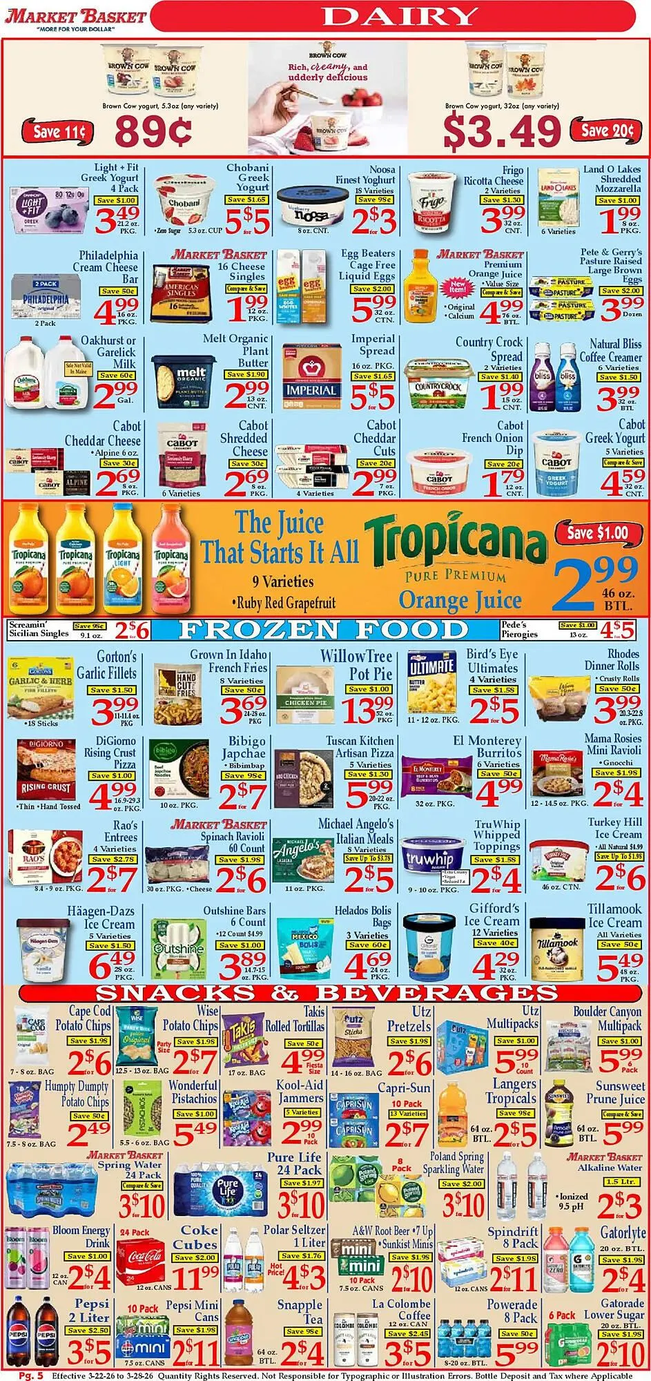 Weekly ad Market Basket weekly ad from March 22 to March 28 2026 - Page 5