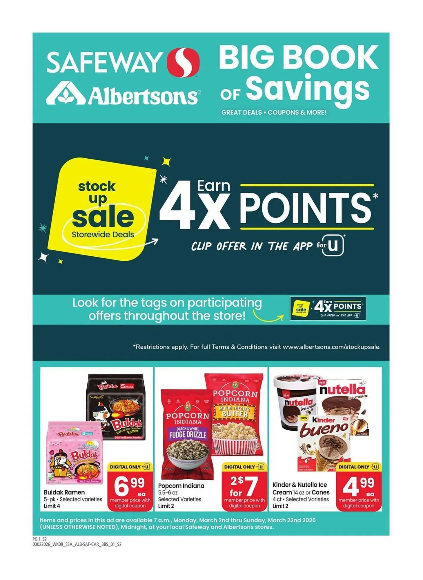 Weekly ad Albertsons weekly ad from March 2 to March 22 2026 - Page 1